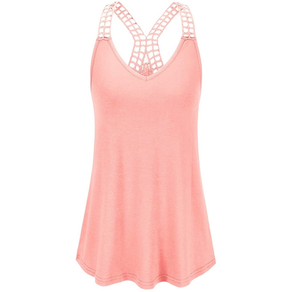 Lace V Neck Top